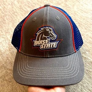 NCAA by Captivating Headgear Boise State Blue & Gray Velcro Mesh Hat
